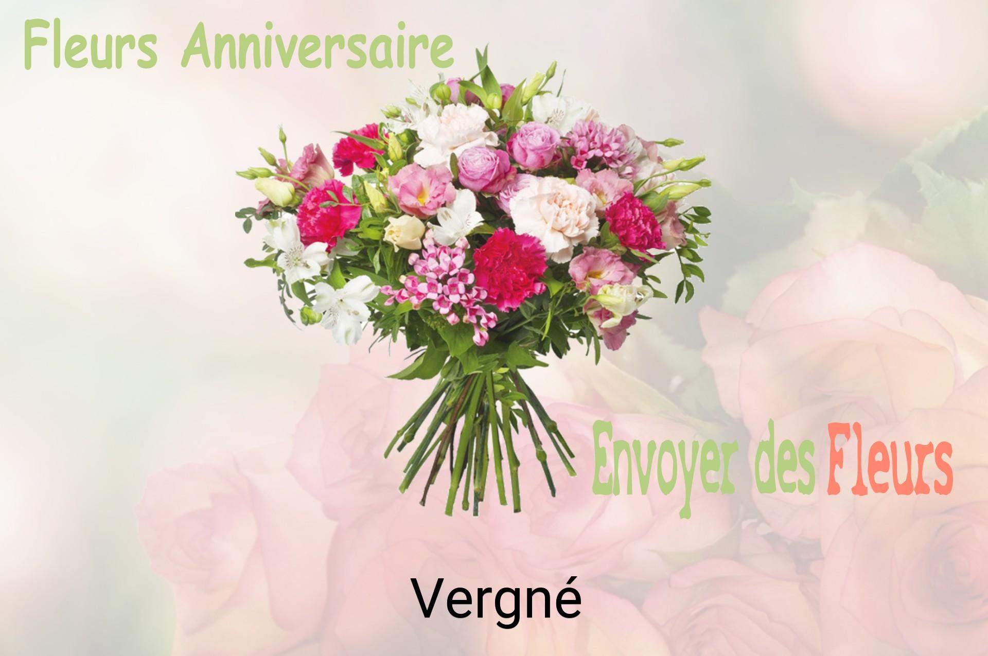 Bouquet de fleurs d’anniversaire livré à Vergné